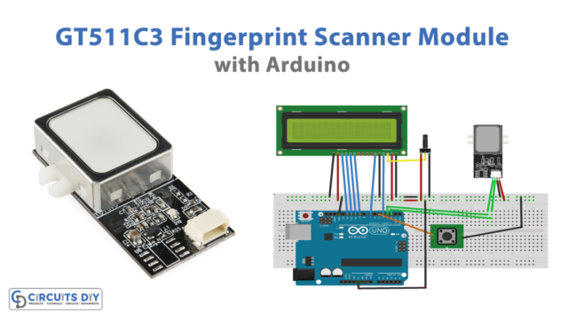 Interface GT511C3 Fingerprint Scanner Module with Arduino