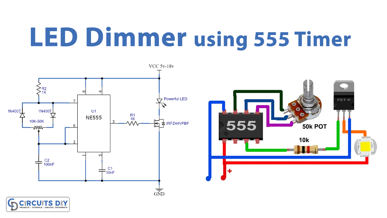LED Circuit with 555 Timer