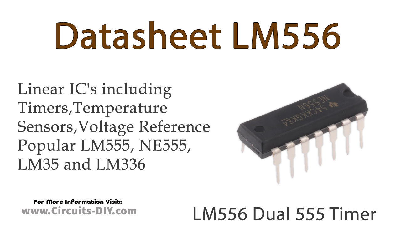 LM556 Dual 555 Timer – Datasheet
