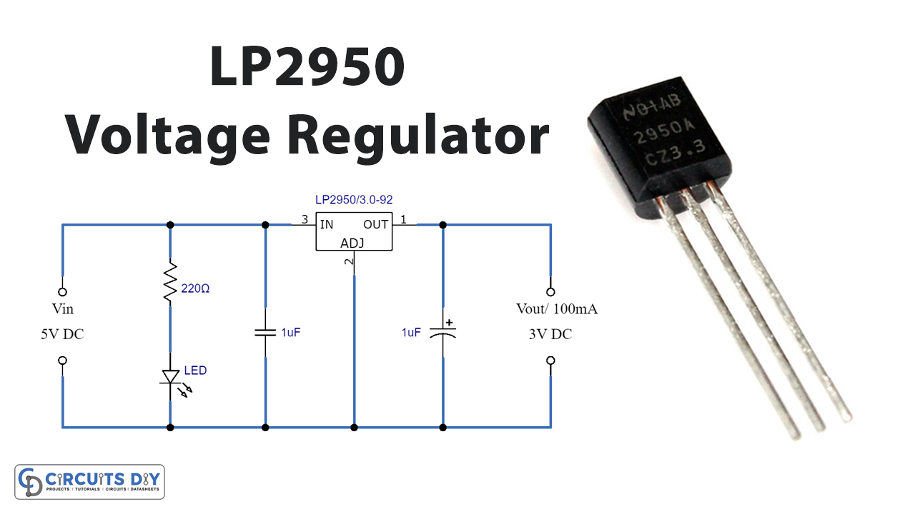 LP2950-Adjustable-Micropower-Voltage-Regulator-Circuit