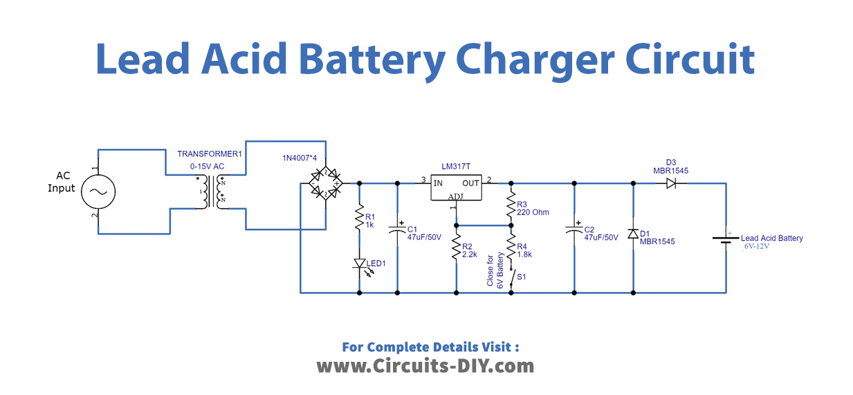 Lead-Acid-battery-charger-circuit-diagram-schematic