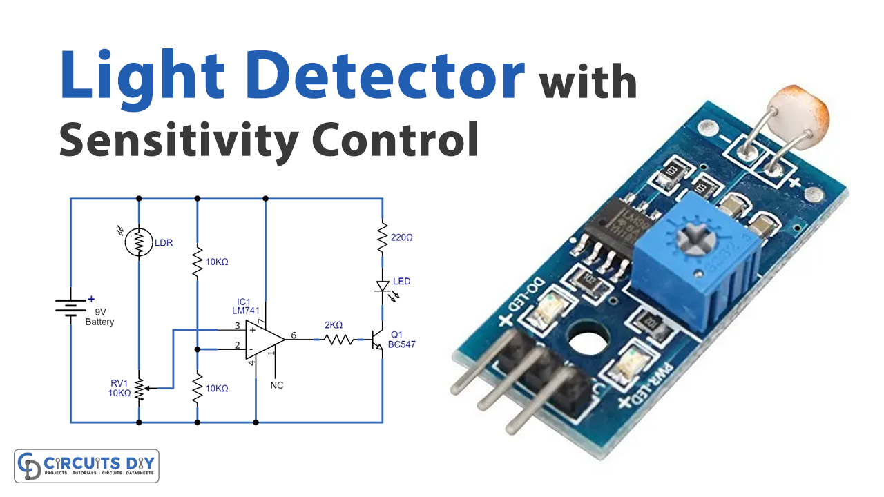 Light-Detector-with-Sensitivity-Control-Circuit-LM741