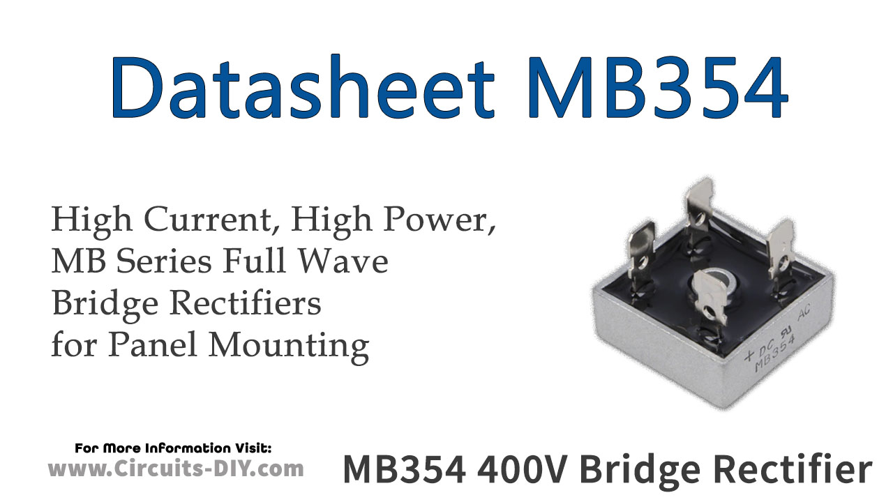 MB354 400V 35A Bridge Rectifier – Datasheet