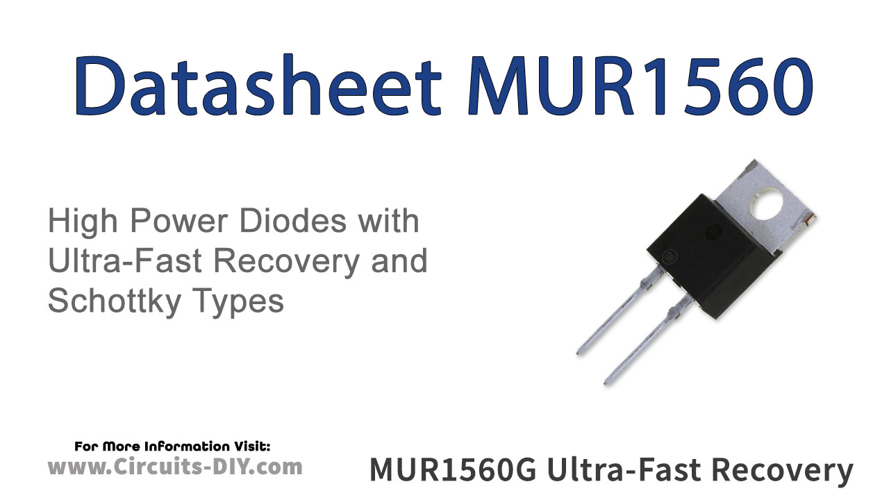 MUR1560G 15A 600V Ultra-Fast Recovery Diode – Datasheet