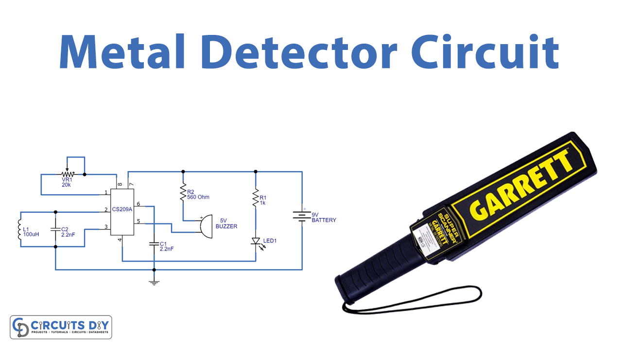 Metal Detector Circuit CS209A