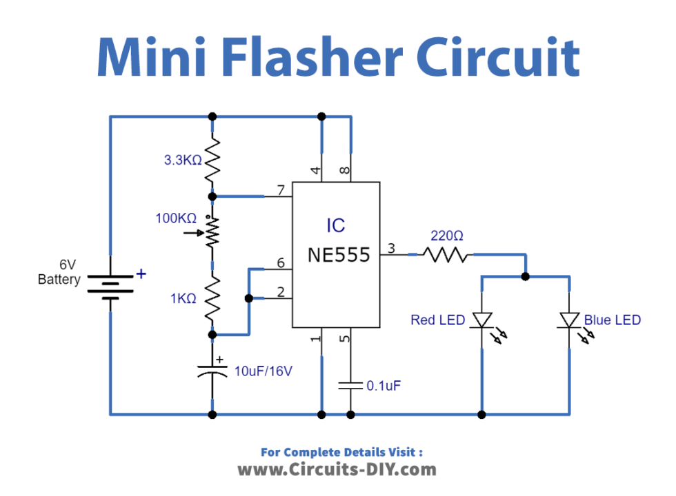 Mini-Flasher-circuit-diagram-schematic