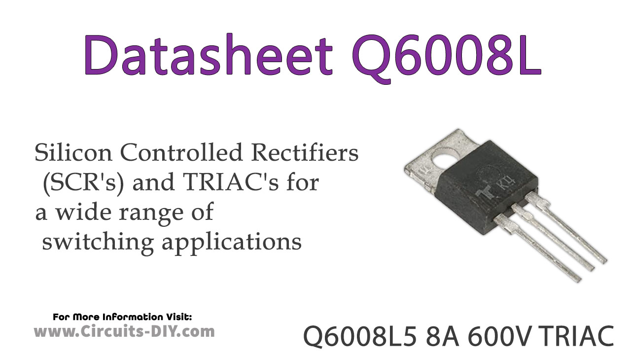 Q6008L5 8A 600V TRIAC – Datasheet
