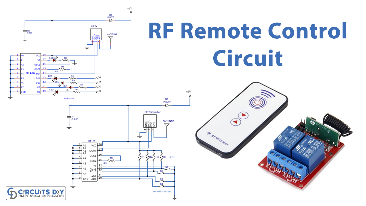 How To Make IR Remote Control ON/OFF Switch Circuit Without Any IC.  Simplest Remote Control Circuit 
