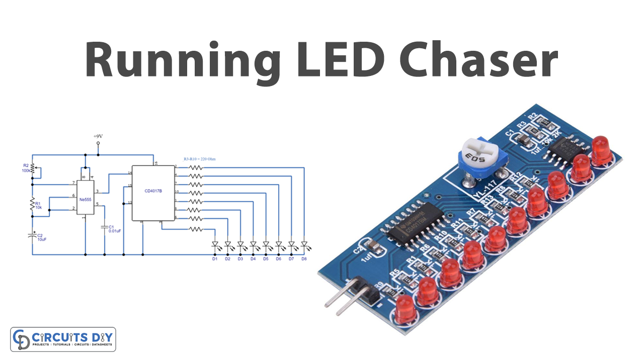 Running Light Chaser Circuit