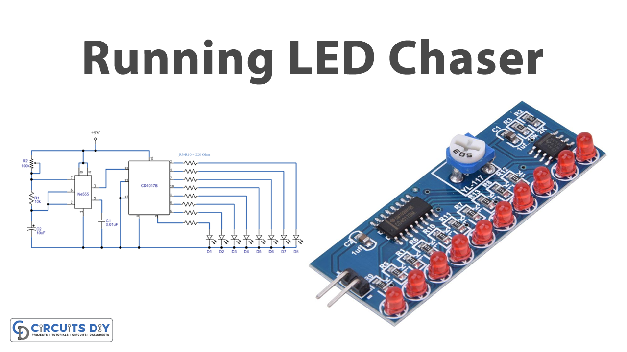 Mania forligsmanden Ligegyldighed Running Light Chaser Circuit