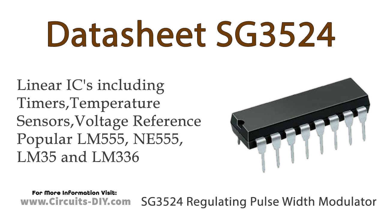 SG3524 Regulating Pulse Width Modulator – Datasheet
