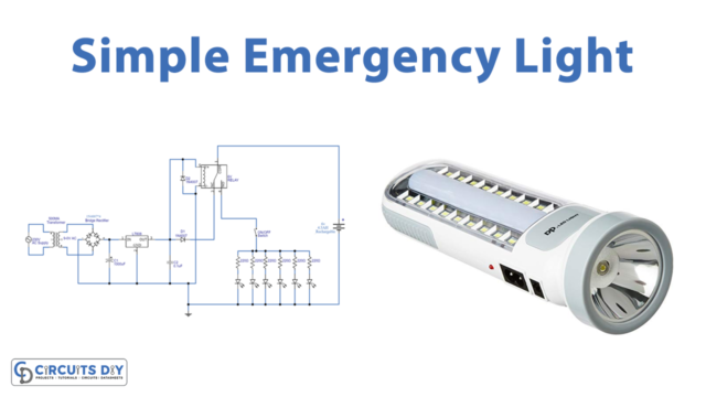 Simple Emergency Light Circuit