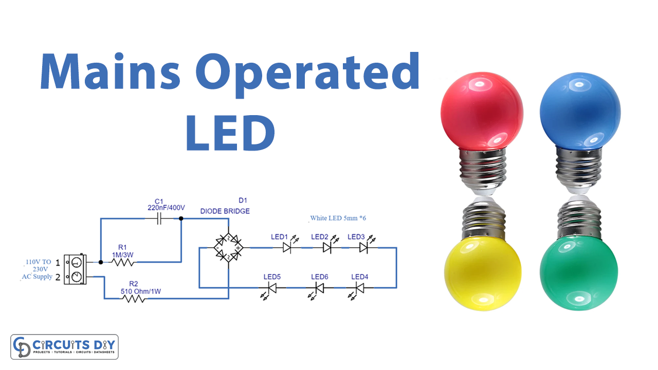 Simple Mains Operated LED Night Lamp