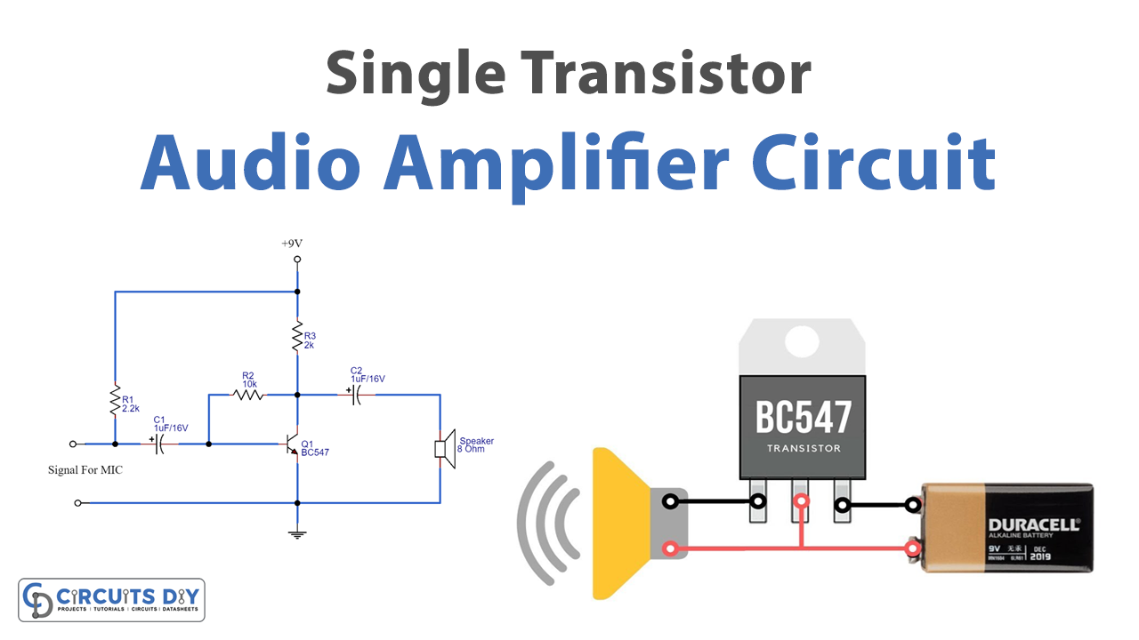 Simple-Single-Transistor-Audio-Amplifier-Circuit