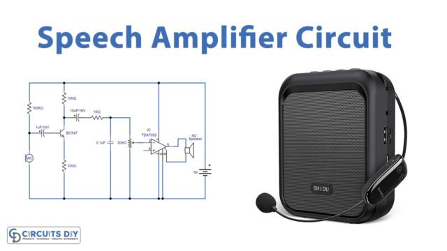 Simple Speech Amplifier Circuit TDA7052