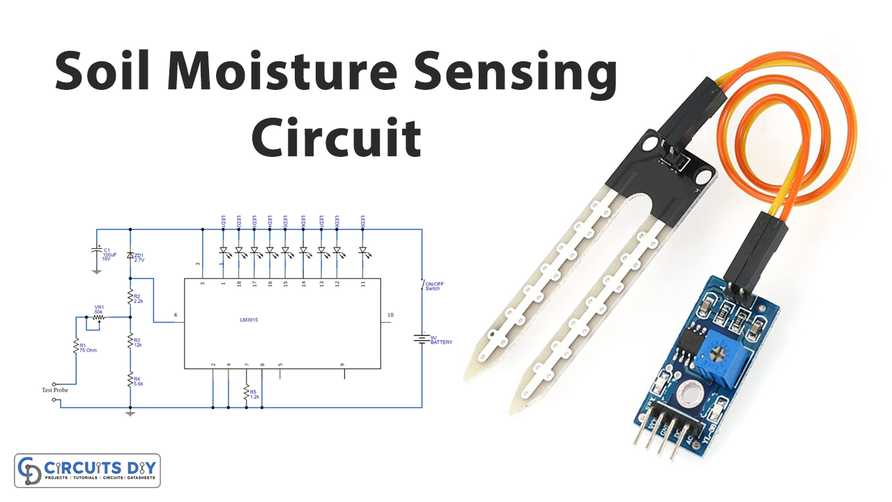 Soil Moisture Sensing Circuit LM3915