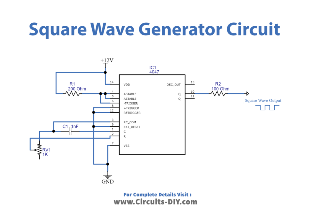 Square-Wave-Pulse-Generator-Circuit-diagram-schematic