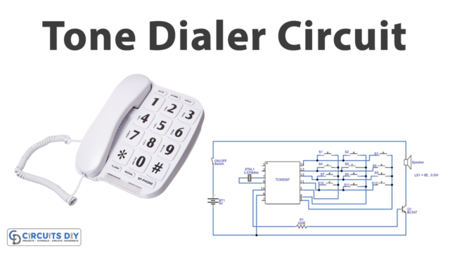 Tone-Dialer-Circuit-using-TCM5087