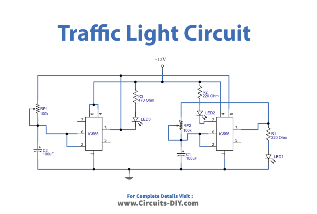 Traffic-light-circuit-Diagram-Schematic