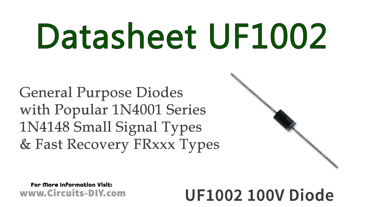 UF1002 100V 1A Ultra-Fast Recovery Diode – Datasheet
