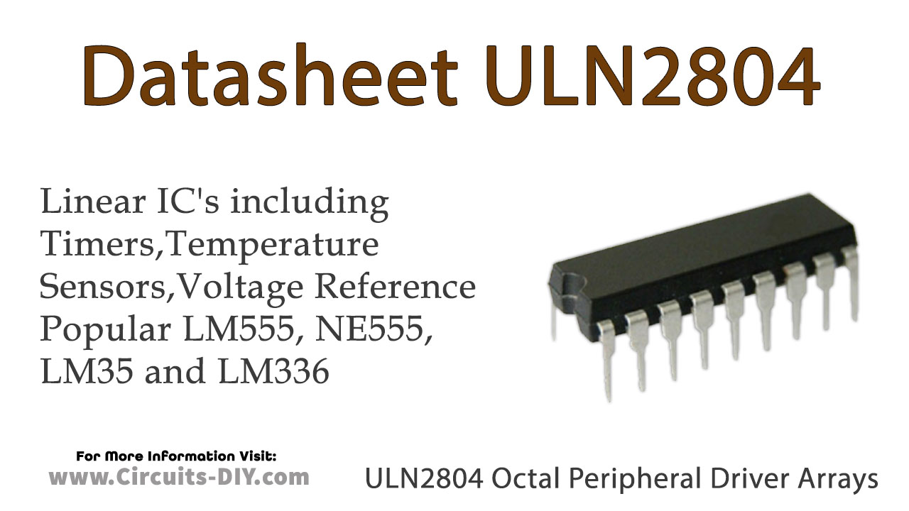 ULN2804 Octal Peripheral Driver Arrays – Datasheet