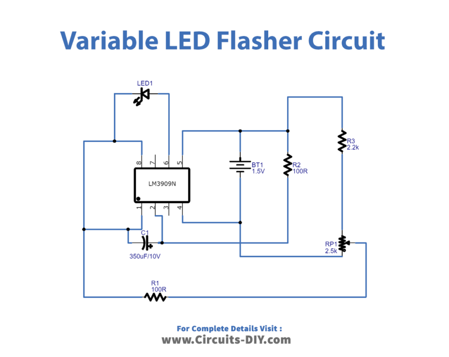 Variable LED Flasher