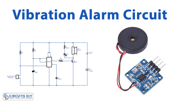 Vibration-Alarm-Circuit-using-IC555