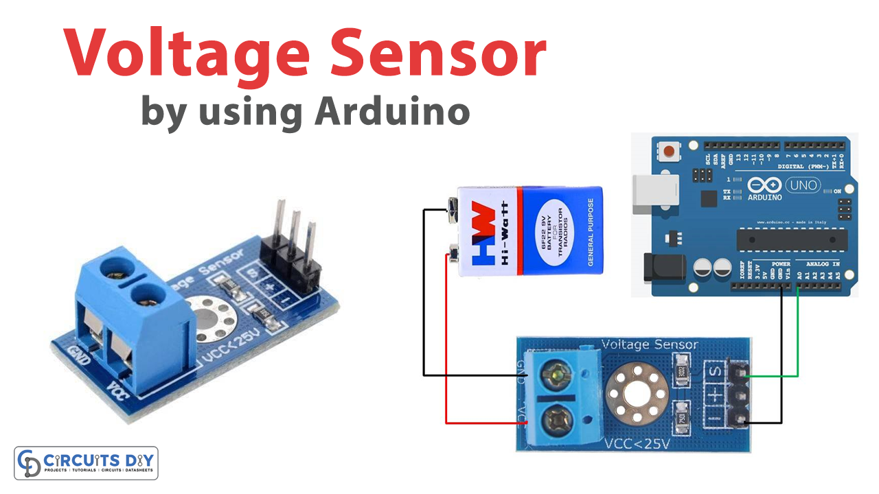 Voltage Sensor Module Interfacing with Arduino – DC Voltage Measurement