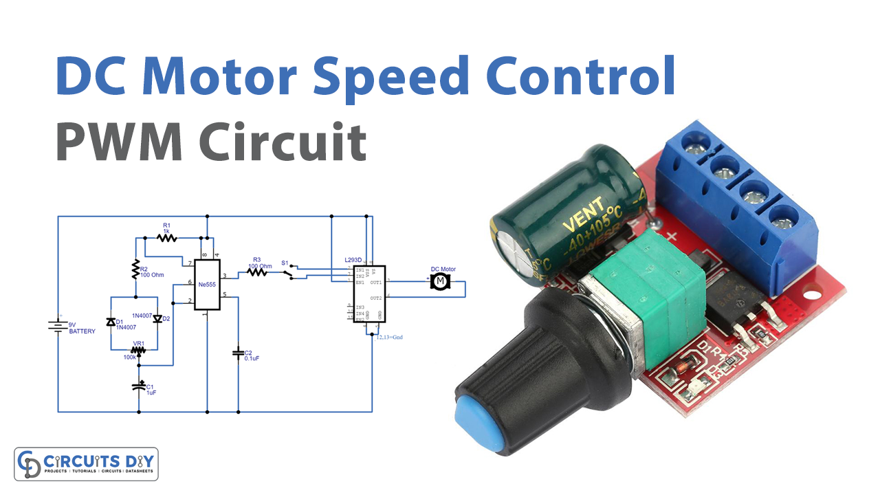 DC Motor Speed Control PWM Circuit