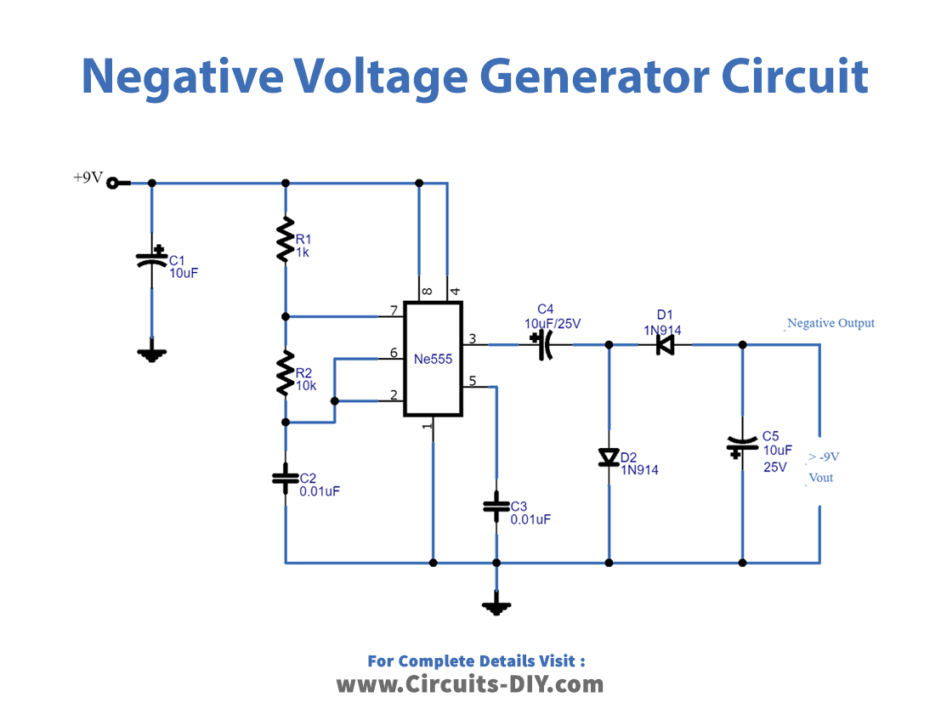 Peculiar Mockingbird Existence Negative Voltage Generator Circuit