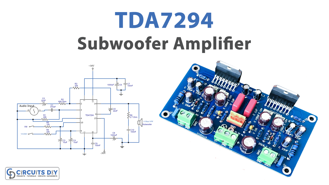 Tda7294 Subwoofer Amplifier Circuit
