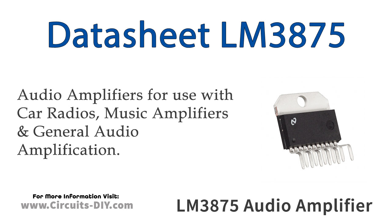 LM3875 56W High-Performance Audio Amplifier – Datasheet