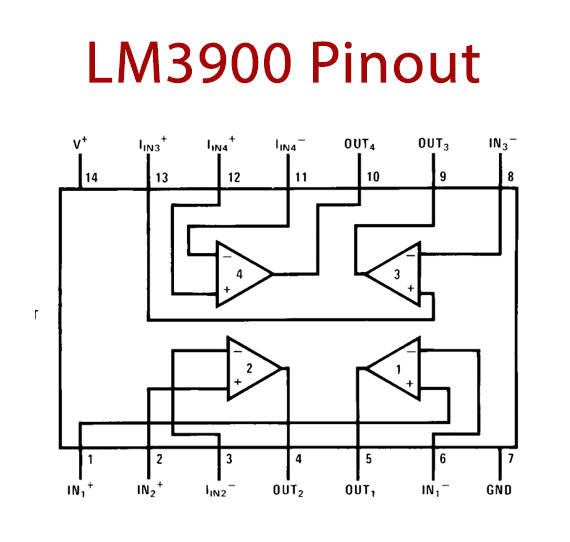 LM3900-Pinout