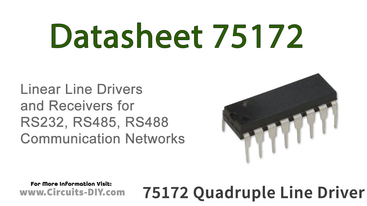 75172 Quadruple Differential Line Driver – Datasheet