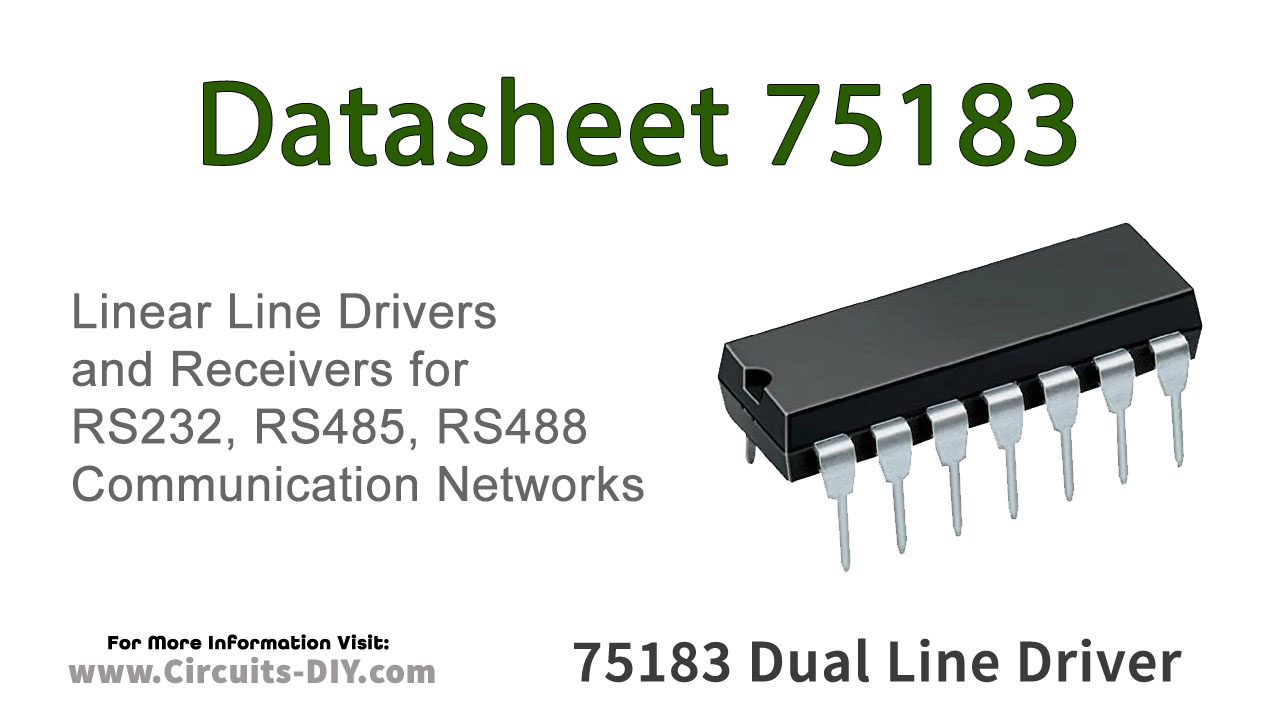 75183 Dual Differential Line Driver – Datasheet