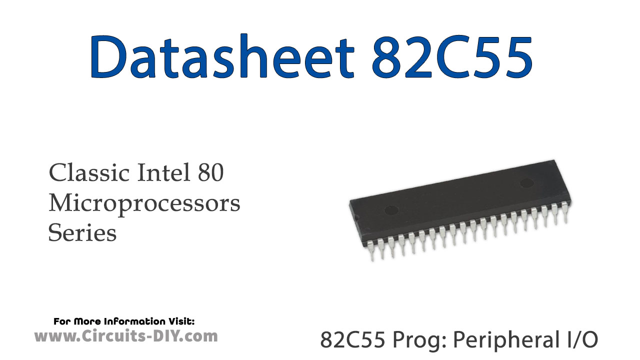 82C55 Programmable Peripheral I/O – Datasheet
