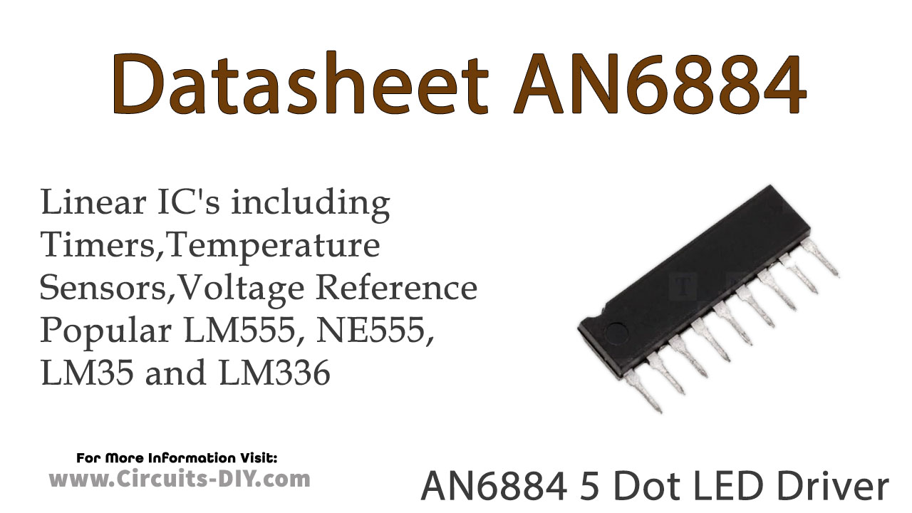 AN6884 5 Dot LED Driver – Datasheet