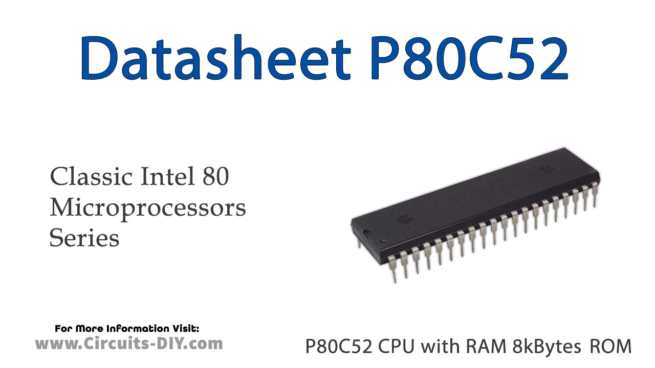 P80C52 Datasheet