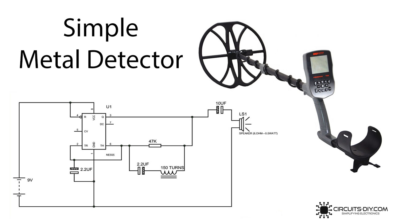 Serios norocos Facultate  Simple Metal Detector Circuit