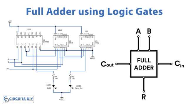 full-adder-circuit-logic-gates-7486-7408-7432