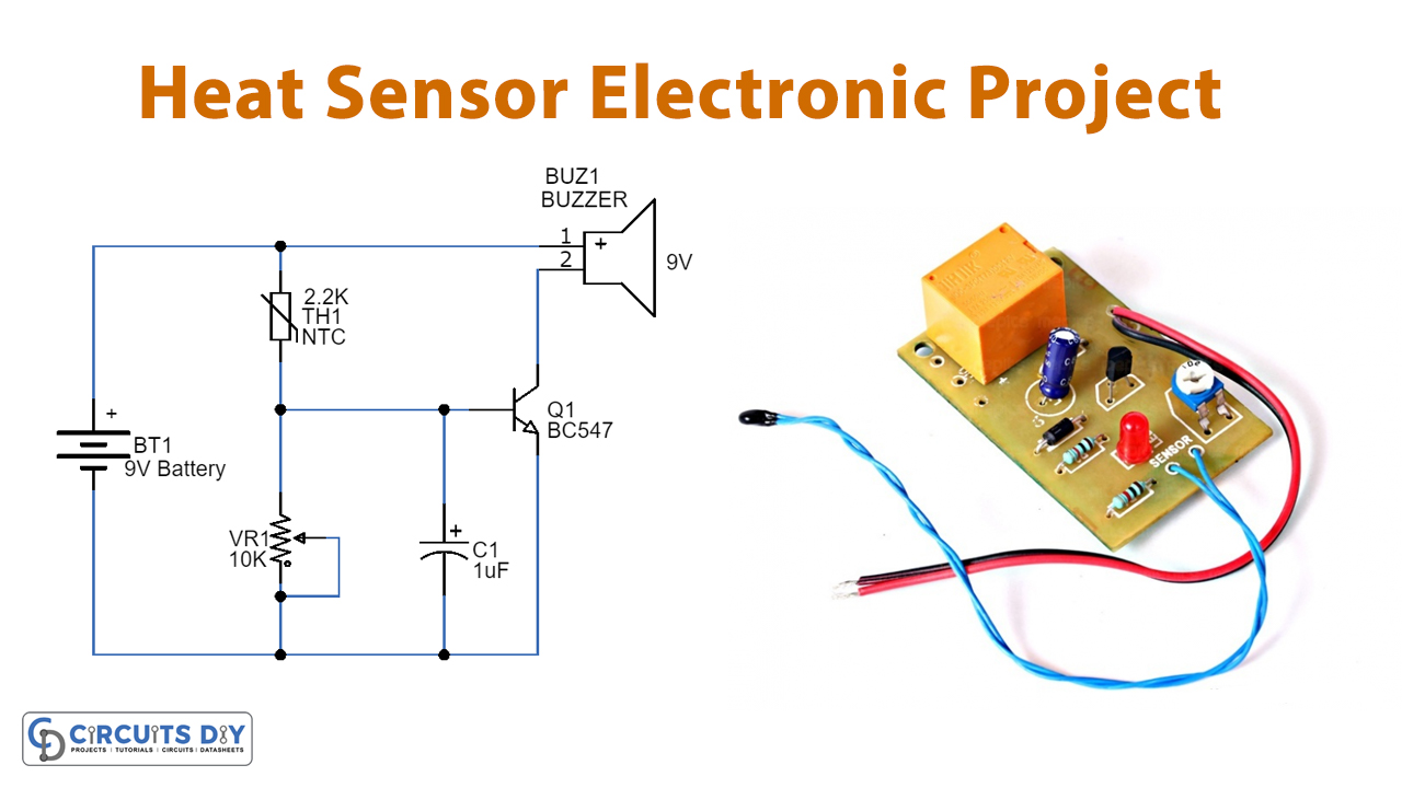 Temperature Sensor Circuit using Thermistor