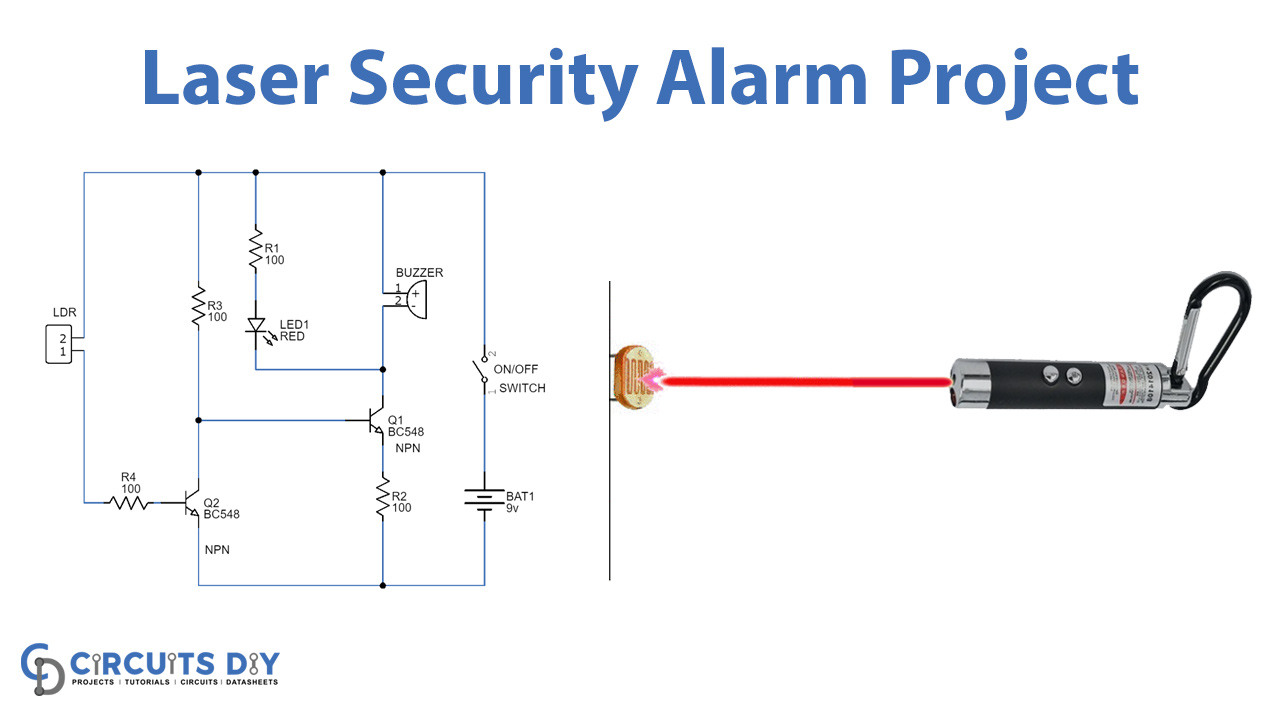 Mening oorlog gips Laser Security Alarm Circuit