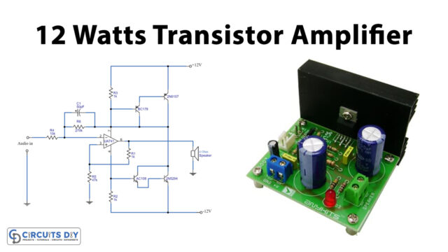 12-Watts-Transistor-Amplifier-Circuit