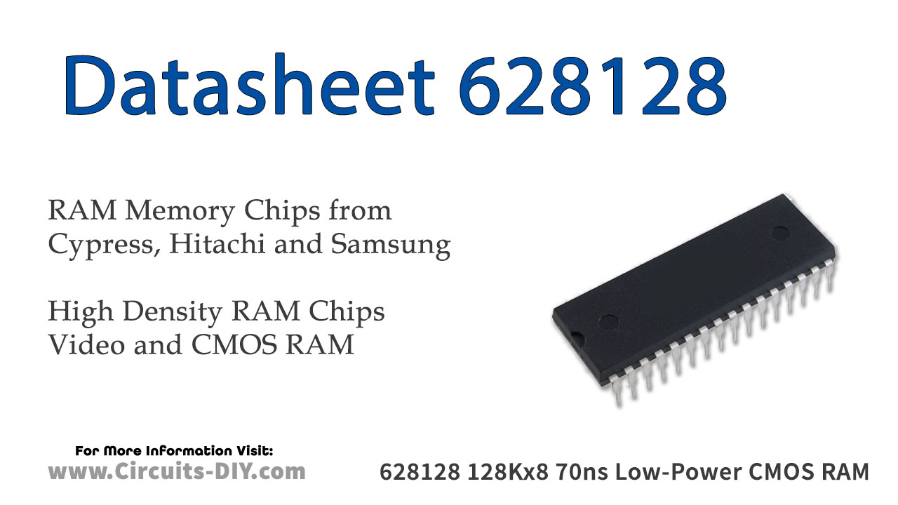 628128 128Kx8 70ns Low-Power CMOS RAM – Datasheet