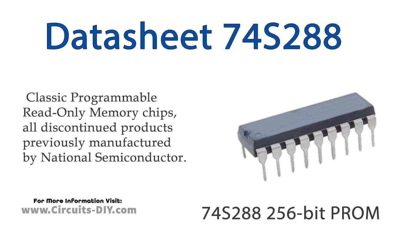 74S288 256-bit PROM – Datasheet
