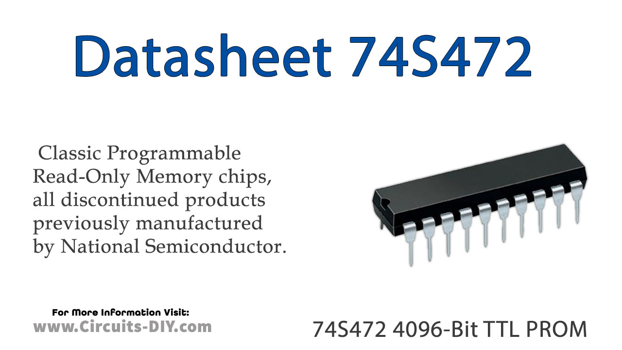 74S472 4096-Bit TTL PROM – Datasheet