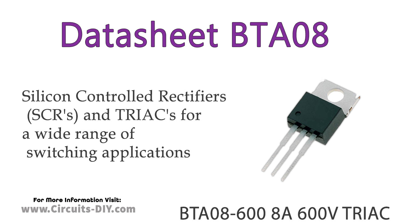 BTA08-600 Datasheet