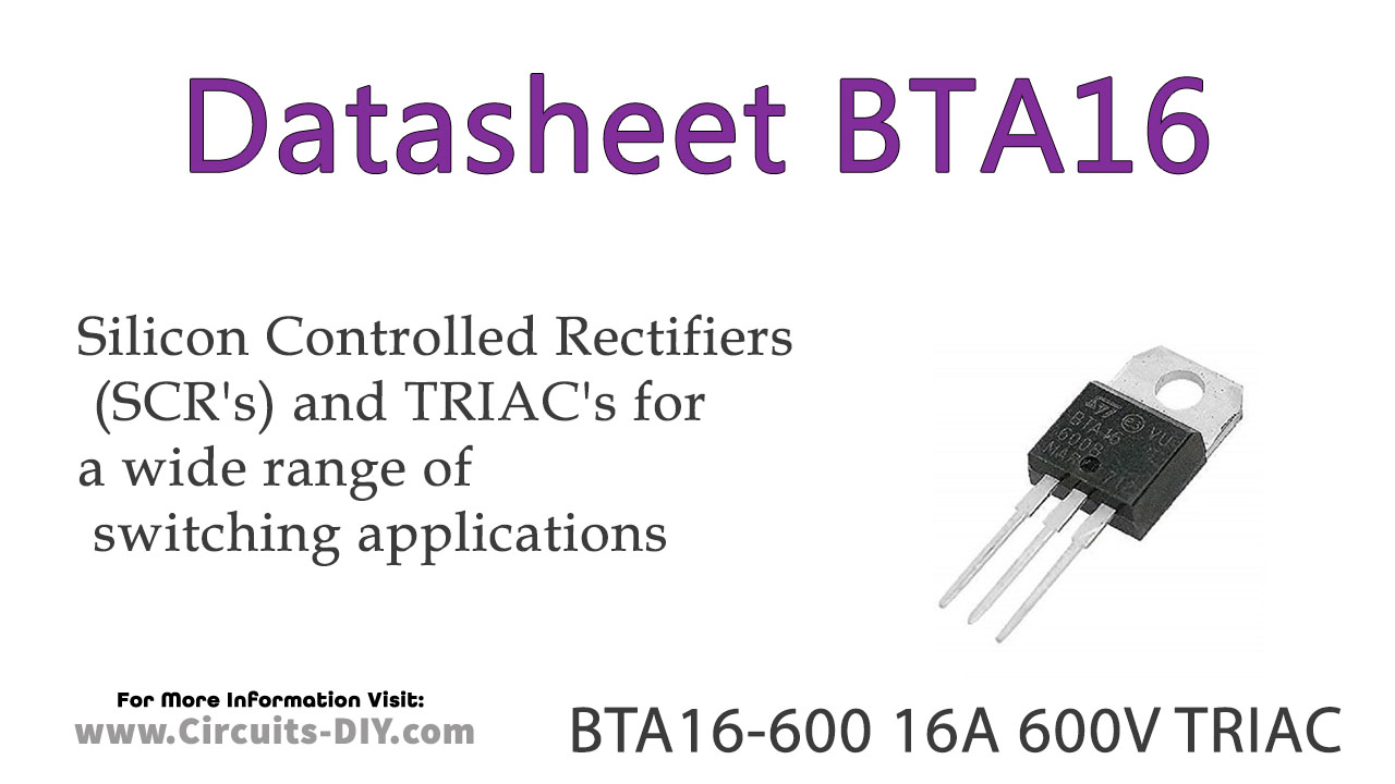 BTA16-600 Datasheet