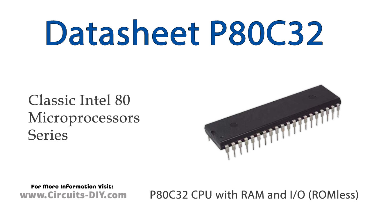 P80C32 Datasheet - 1