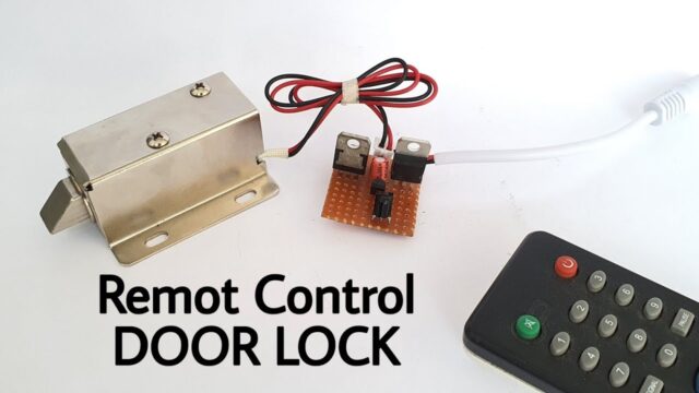 Remote Control-Door-Lock-Electronic-Project